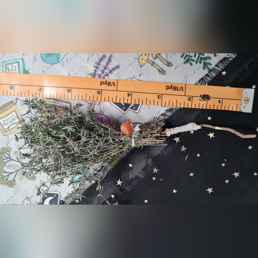 Small Lemon Thyme Besom Broom - Picture 3 of 3